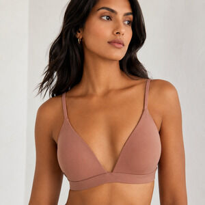 Lululemon Waterside Swim Top C Cup Pink Clay Adjustable Bikini Top Size 6